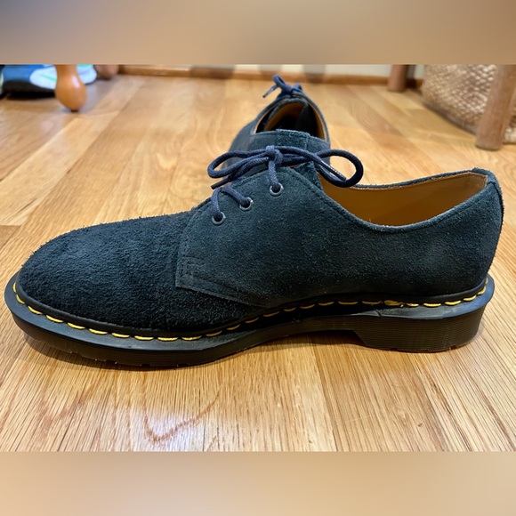 NWOB Doc Martens 1461 Made in England Suede Oxford Shoes in Indigo 7 mens navy - Picture 5 of 10